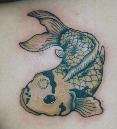 Tattoos - Yellow Koi - 85995